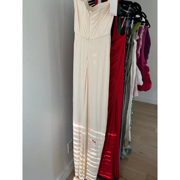 Deme by Gabriella Pearl Gown in Off White - Picture 7 of 11